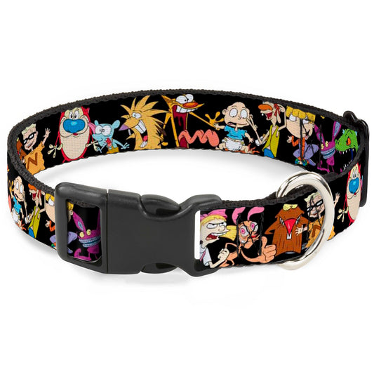 Plastic Clip Collar - Nick 90's 13-Character Poses Black