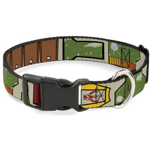 Plastic Clip Collar - Star Wars Boba Fett Utility Belt Bounding Tan
