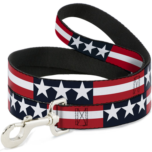 Dog Leash - Americana Stars & Stripes