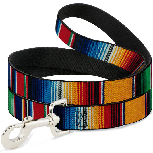 Dog Leash - Zarape2 Vertical Multi Color Stripe