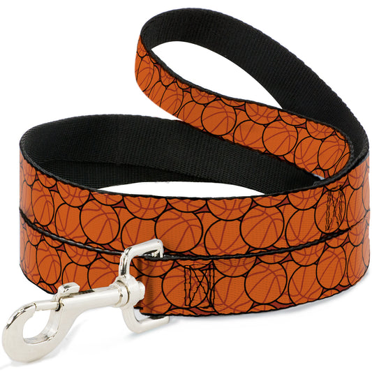 Dog Leash - Basketballs Stacked