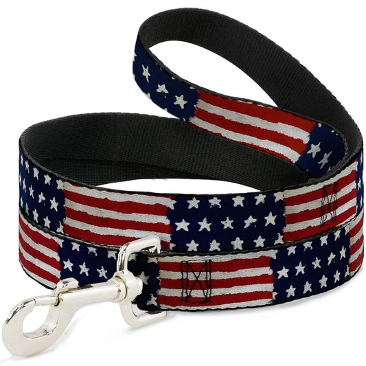 Dog Leash - Stars & Stripes Painting