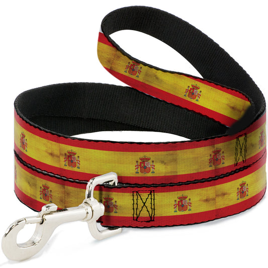 Dog Leash - Spain Flag Continuous Vintage