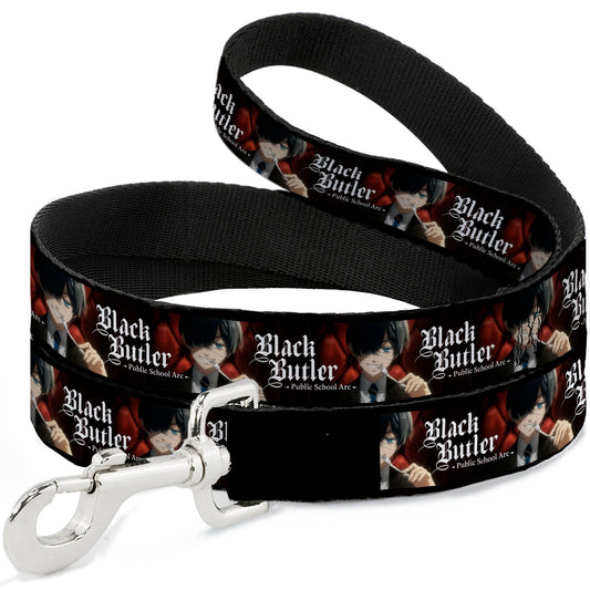Dog Leash - BLACK BUTLER Ciel Phantomhive Fork Pose and Title Logo
