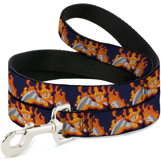 Dog Leash - My Hero Academia Flame Hero Endeavor Pose Blue