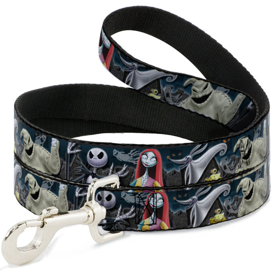 Dog Leash - Nightmare Before Christmas 4-Character Group/Cemetery Scene
