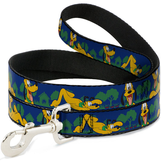 Dog Leash - Pluto 4-Poses/Landscape Blue/Green