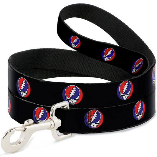 Dog Leash - Steal Your Face Repeat Black/Color