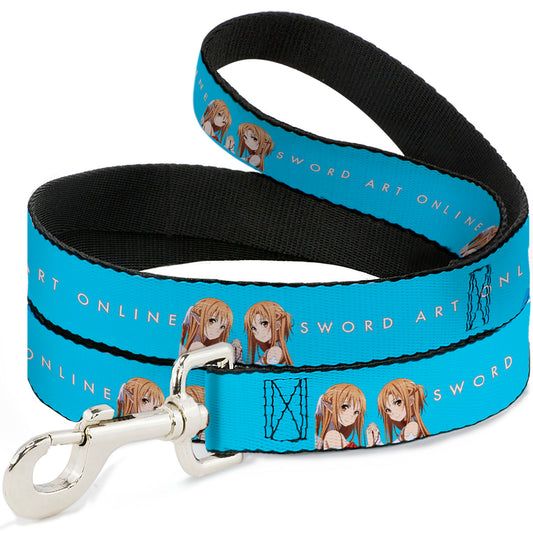Dog Leash - SWORD ART ONLINE Asuna Comic Book Cover Pose and Title Logo Blue