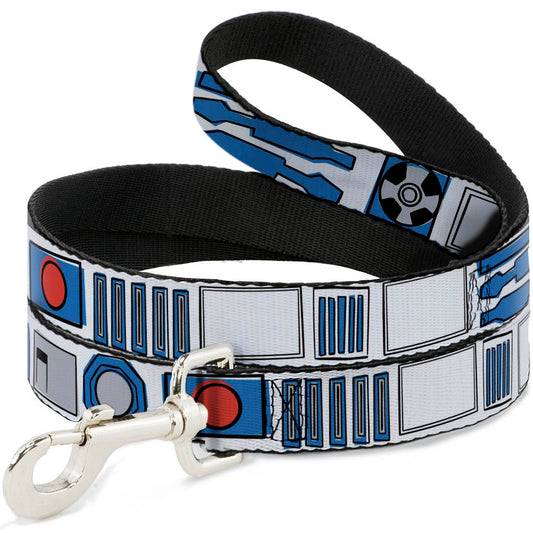 Dog Leash - Star Wars R2-D2 Bounding Parts4 White/Black/Blue/Gray/Red