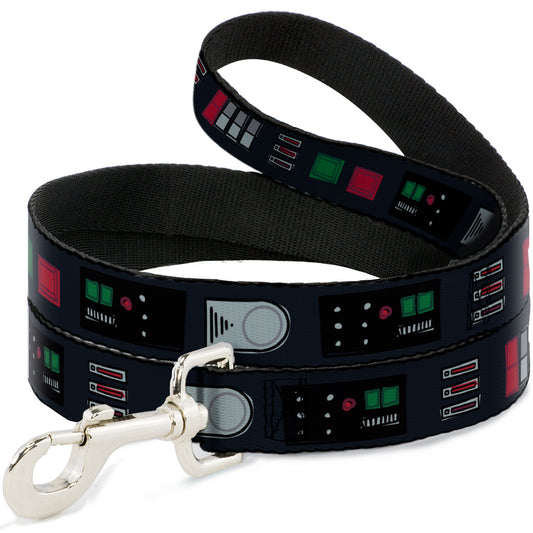Dog Leash - Star Wars Darth Vader Utility Belt Bounding3 Black/Grays/Reds/Greens
