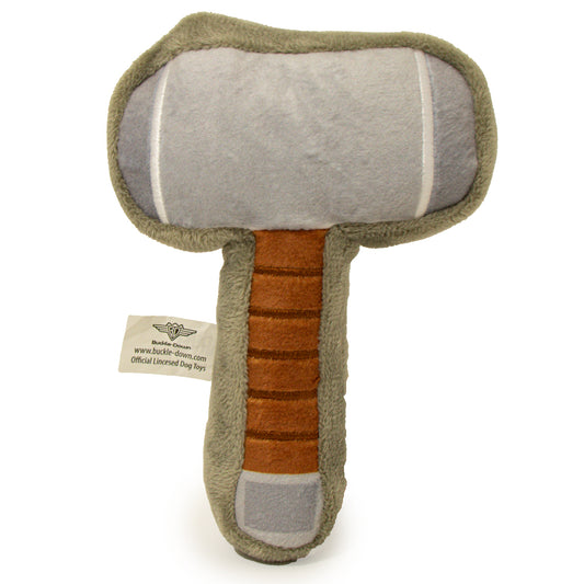 Dog Toy Plush - Thor's Hammer Grays Browns