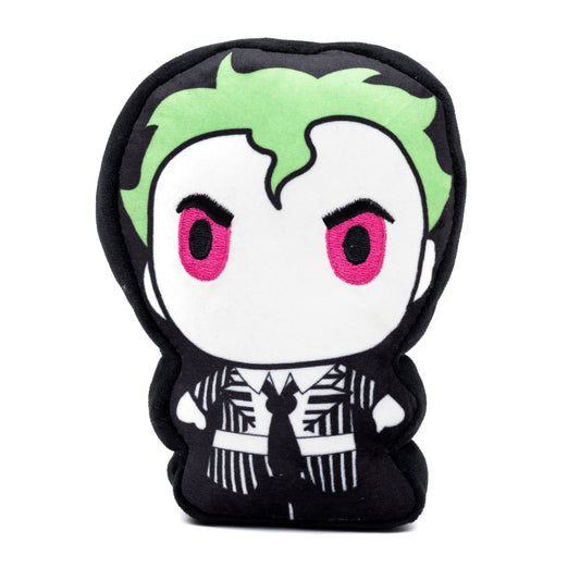 Dog Toy Squeaker Plush - Chibi Beetlejuice Standing Pose