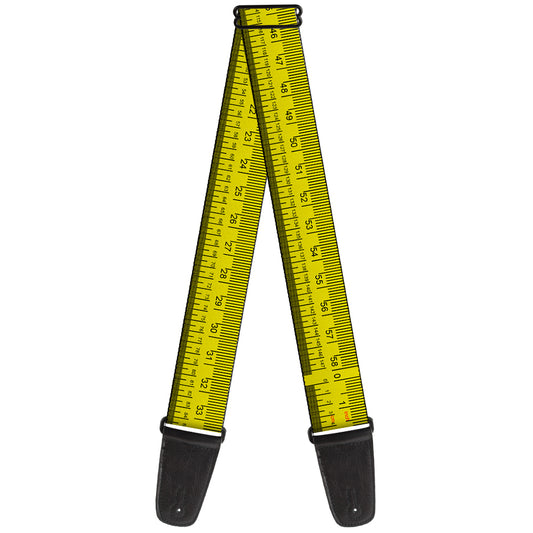 Guitar Strap - Measuring Tape Inches + Centimeters
