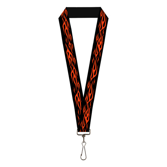 Lanyard - 1.0" - Flame Orange