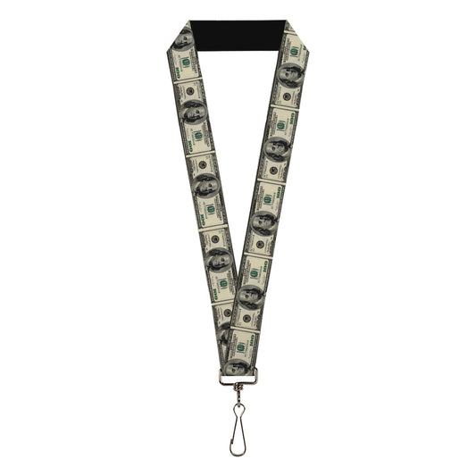 Lanyard - 1.0" - 100 Dollar Bills