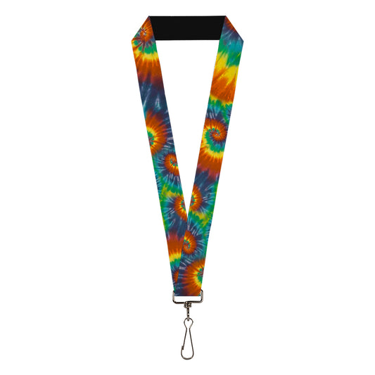 Lanyard - 1.0" - Tie Dye Swirl Multi Color