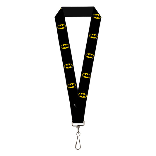 Lanyard - 1.0" - Batman Shield Black Yellow