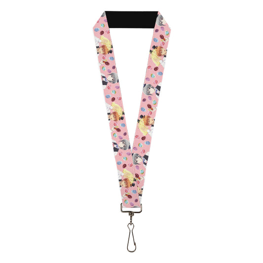 Lanyard - 1.0" - Fruits Basket Kyo and Yuki Easter Themed Animage Poster Pose Pink