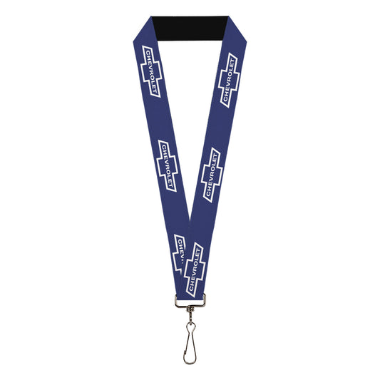 Lanyard - 1.0" - 1965 CHEVROLET Bowtie Blue White