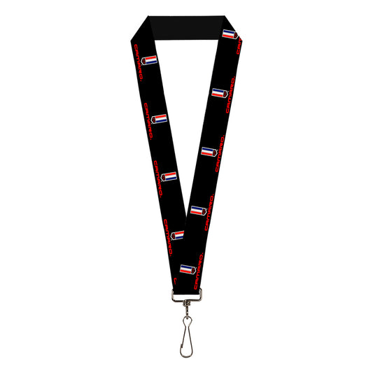 Lanyard - 1.0" - CAMARO Badge Logo REPEAT