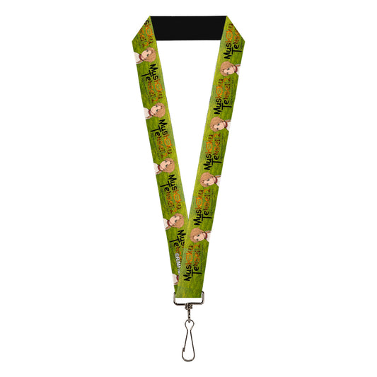 Lanyard - 1.0" - MUSHOKU TENSEI Rudeus Greyrat Pose and Title Logo Green