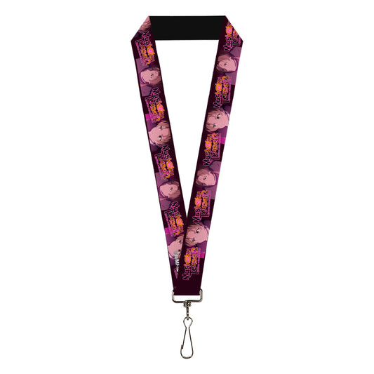 Lanyard - 1.0" - MUSHOKU TENSEI Rudeus and Paul Pose and Title Logo Pinks