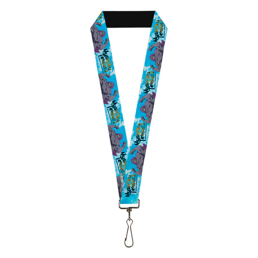 Lanyard - 1.0" - MUSHOKU TENSEI Badigadi Flex Pose and Title Logo Blue