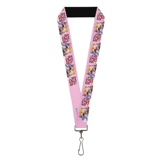 Lanyard - 1.0" - OURAN HIGH SCHOOL Character Group Pose and Title Logo Pinks
