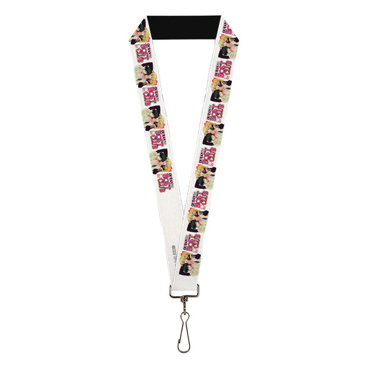 Lanyard - 1.0" - OURAN HIGH SCHOOL HOST CLUB Kyoya Haruhi and Antoinette Pose and Title Logo White