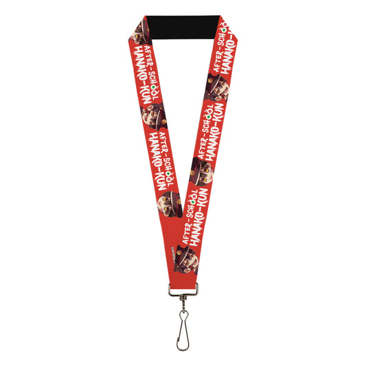 Lanyard - 1.0" - AFTER-SCHOOL HANAKO-KUN Twin Brothers Pose and Title Logo Red/White