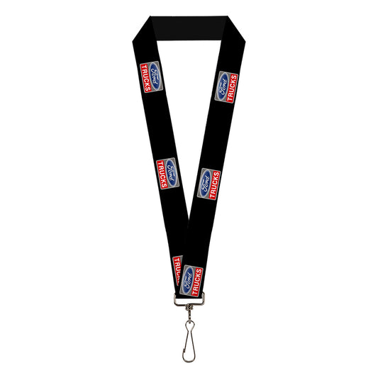 Lanyard - 1.0" - Ford Trucks Logo REPEAT