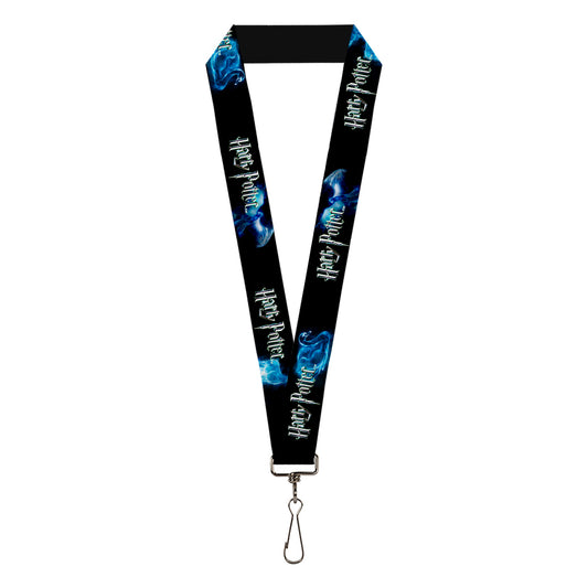 Lanyard - 1.0" - HARRY POTTER Animal Spirits Black White Blue