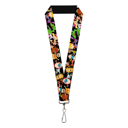 Lanyard - 1.0" - Nick 90's 13-Character Poses Black