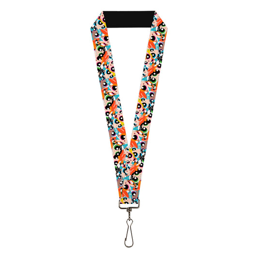 Lanyard - 1.0" - The Powerpuff Girls Expressions Stacked