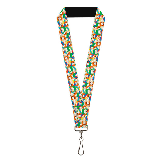 Lanyard - 1.0" - South Park Boys Expressions Stacked