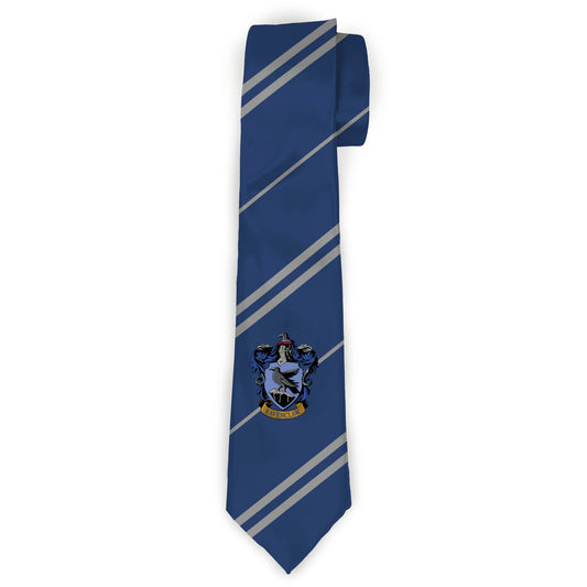 Necktie Standard - RAVENCLAW Crest Stripe6 Blue Gray