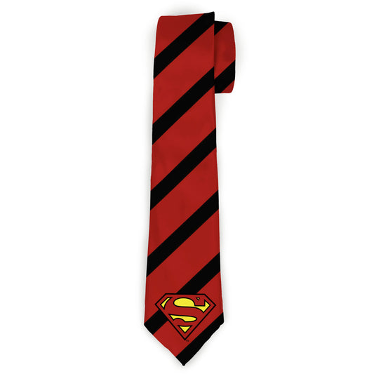 Necktie Standard - Clark Kent Stripe Red Black