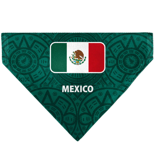 Pet Bandana - Global Soccer Cup Series Mexico Spirit Flag