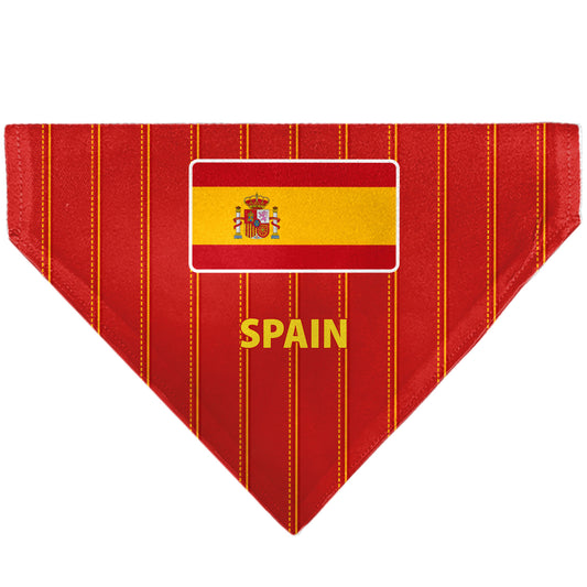 Pet Bandana - Global Soccer Cup Series Spain Spirit Flag