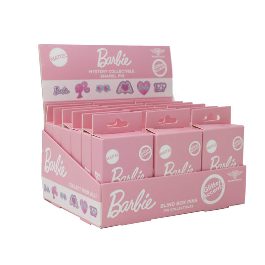 Blind Box Mystery Pin PDQ - Barbie - 3 Boxes of Each Character - 18 Total Boxes
