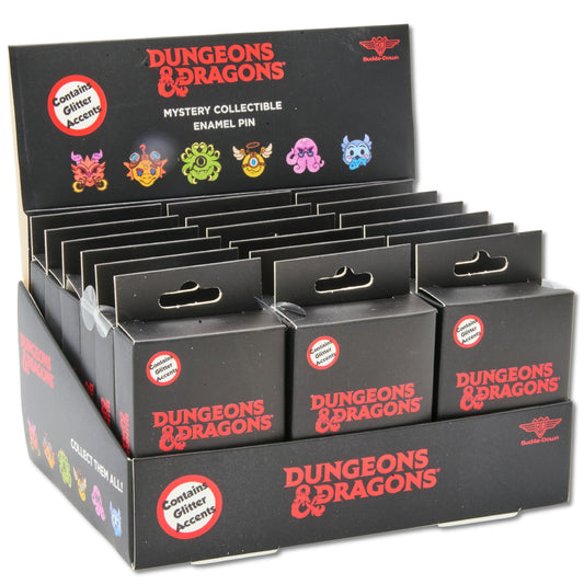 Blind Box Mystery Pin PDQ - Dungeons & Dragons - 18 Total Boxes of Randomly Assorted Pins