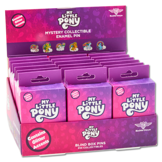 Blind Box Mystery Pin PDQ - My Little Pony - 18 Total Boxes of Randomly Assorted Pins