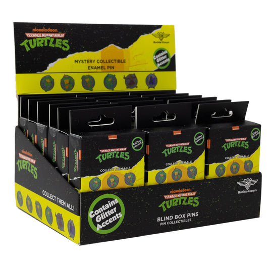 Blind Box Mystery Pin PDQ - Teenage Mutant Ninja Turtles - 18 Total Boxes of Randomly Assorted Pins