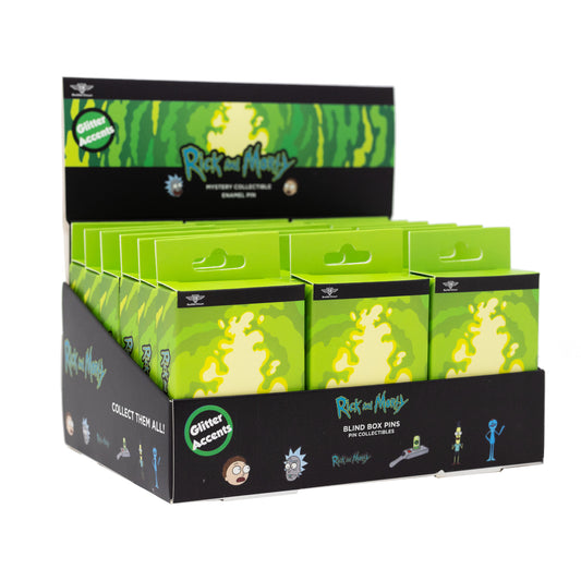 Blind Box Mystery Pin PDQ - Rick and Morty - 3 Boxes of Each Character - 18 Total Boxes