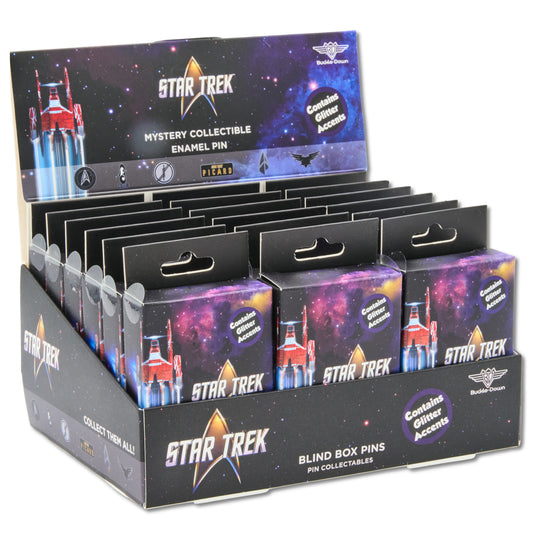 Blind Box Mystery Pin PDQ - Star Trek: Picard - 3 Boxes of Each Character - 18 Total Boxes