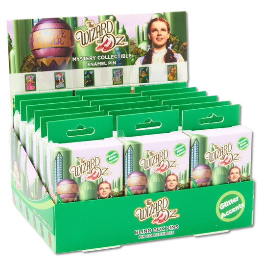 Blind Box Mystery Pin PDQ - The Wizard of Oz Emerald City - 3 Boxes of Each Character - 18 Total Boxes