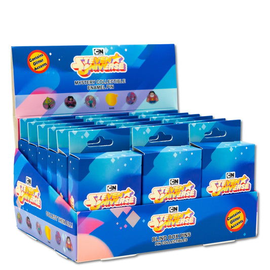 Blind Box Mystery Pin PDQ - Steven Universe Shield Poses - 18 Total Boxes of Randomly Assorted Pins