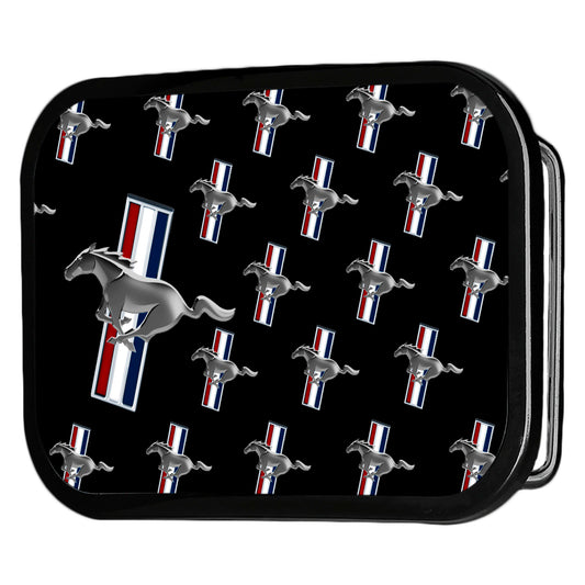 Ford Mustang Repeat Framed FCG Black - Black Rock Star Buckle