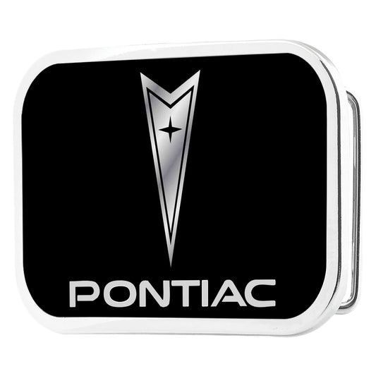 Pontiac Framed FCG Black Silver - Chrome Rock Star Buckle
